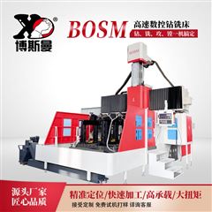 定梁3226BOSM高速數控鑽銑床加工環形鍛件3226